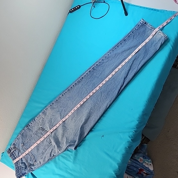 Nordstrom Medium Light Wash Mom Jeans, Size 16 - Picture 14 of 16